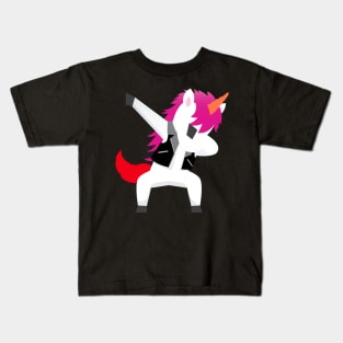 Funny kids unicorn  dabbing Kids T-Shirt